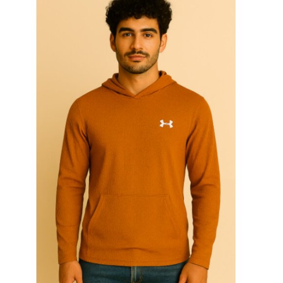 Under Armour Other - NWOT Under Armour thermal shirt with hood